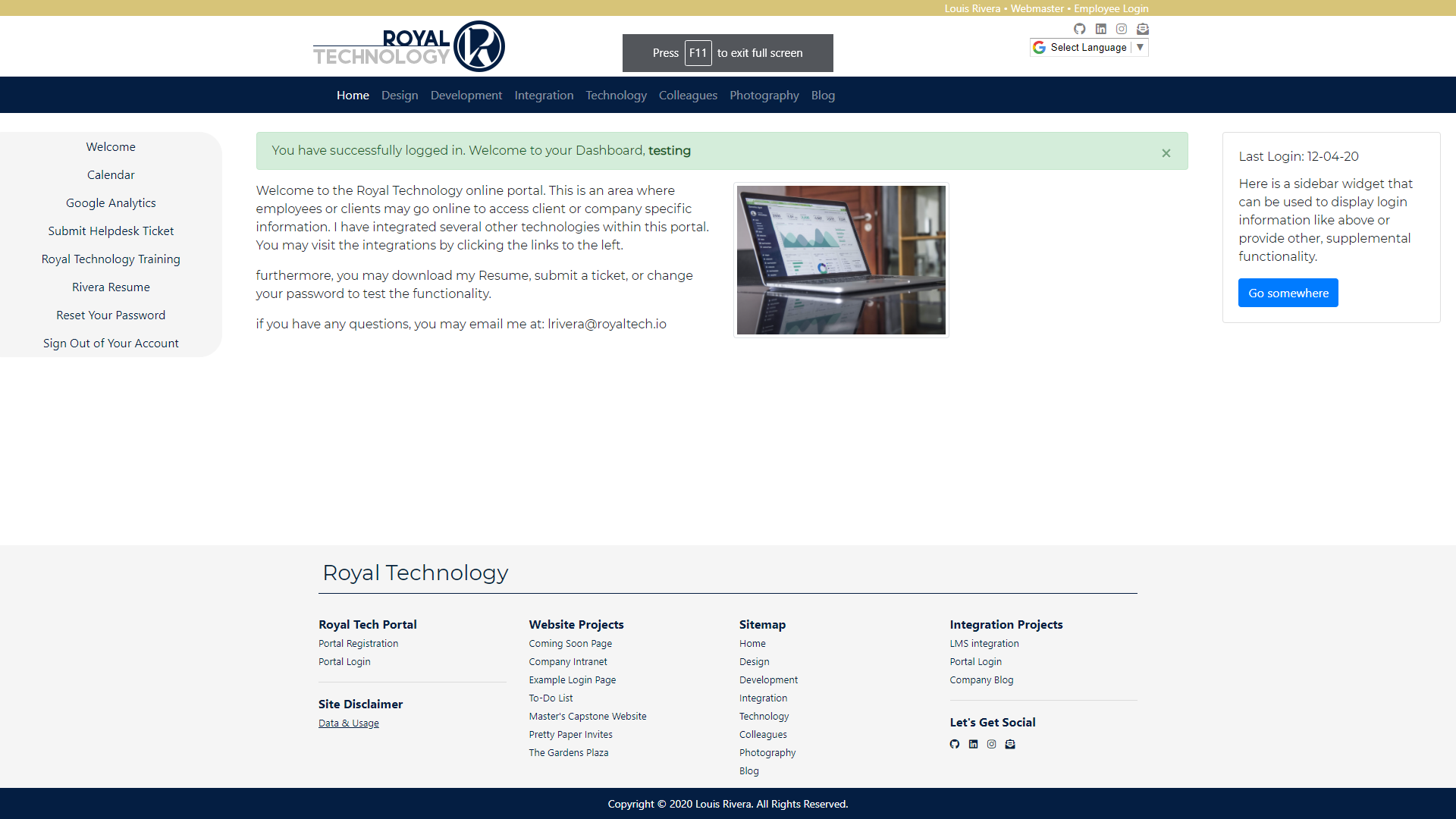 Royal Technology Portal